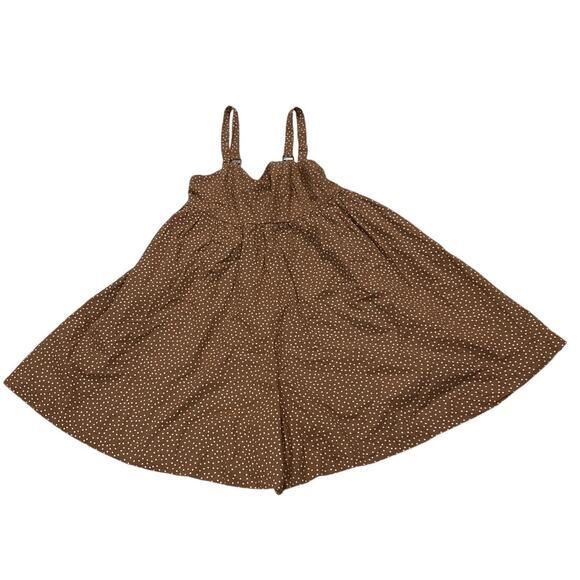 NWT Anthropologie Maeve Womens XS Sleeveless Square-Neck Badoll Romper Polka Dot - Picture 3 of 10